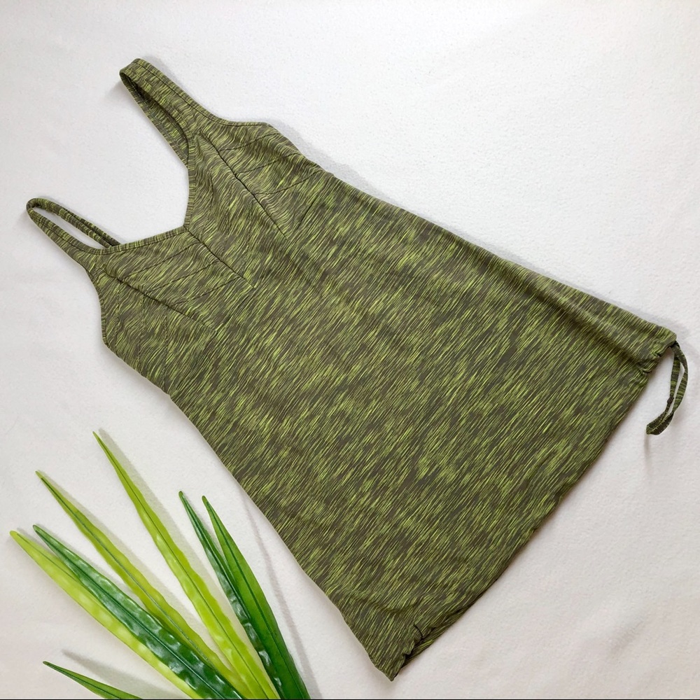 Lucy Space Dye Green Workout Tank XS